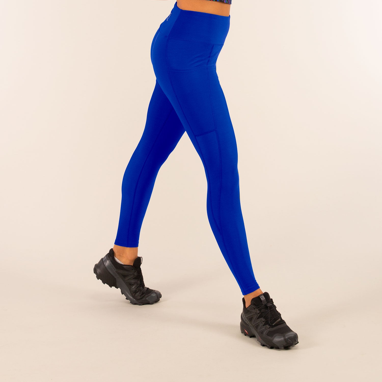 Regular fit: thermal leggings - royal blue