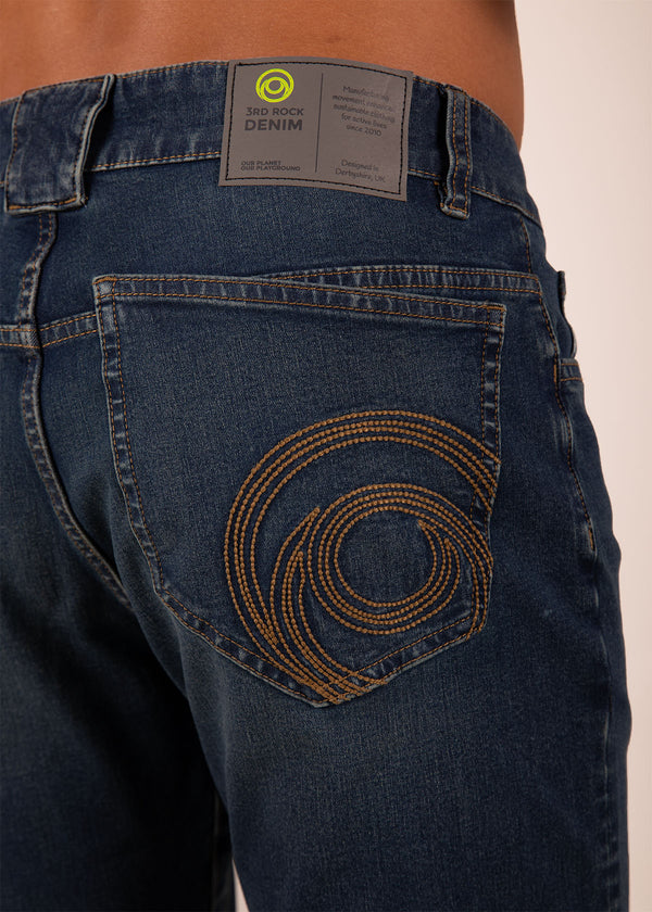 3RD ROCK mercury jeans made with organic cotton for active lifestyle